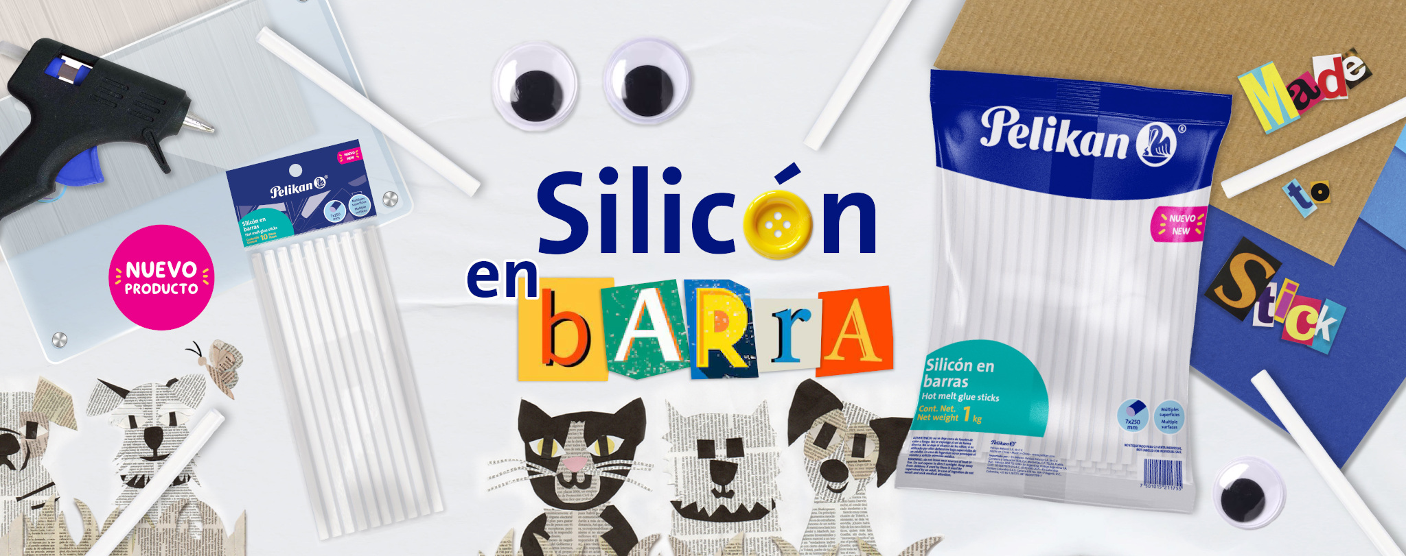 Nuevo Pelikan Silicón en barra 