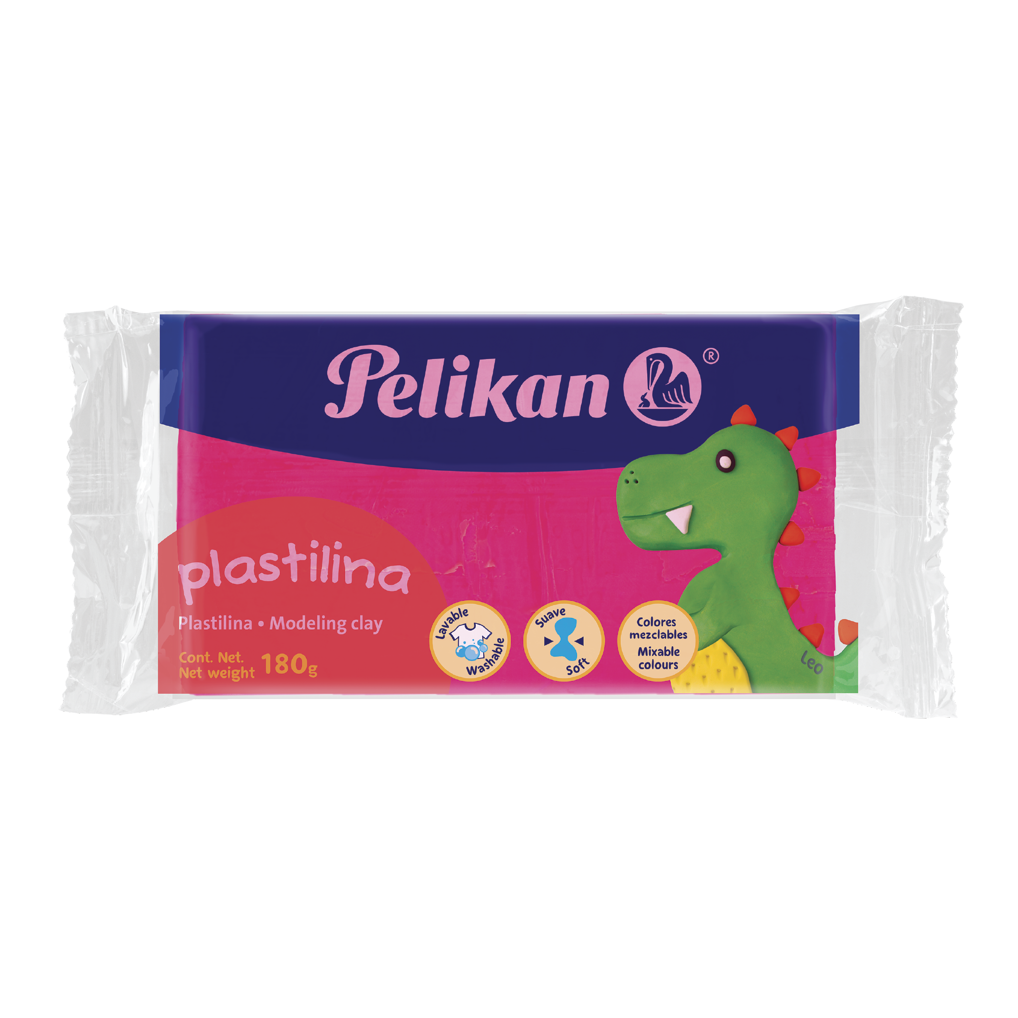 Plastilina Marqueta 180gr. Magenta