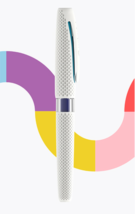 Penna stilografica Pelikan ILO. Con impugnatura ergonomica extra-soft, per  mancini e destri, blu - Pelikan - Cartoleria e scuola
