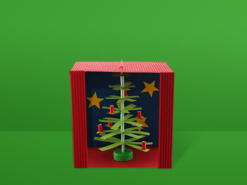 Forgó karácsonyfa